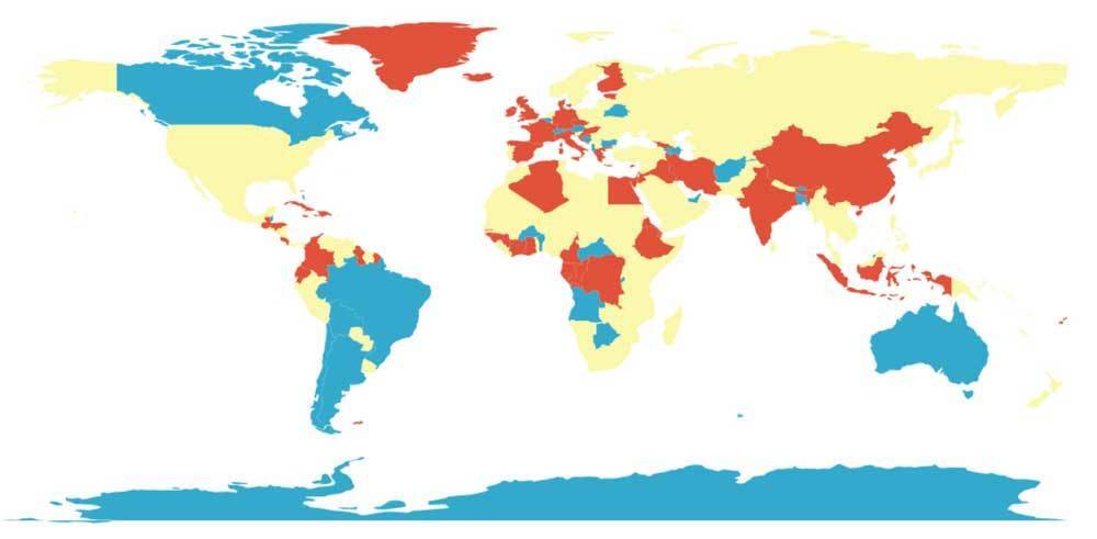 2020年1月22日疫情地图